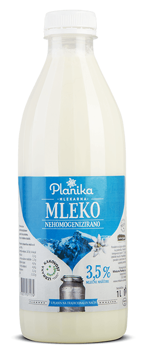 sveže mleko 3,5% mlekarna planika